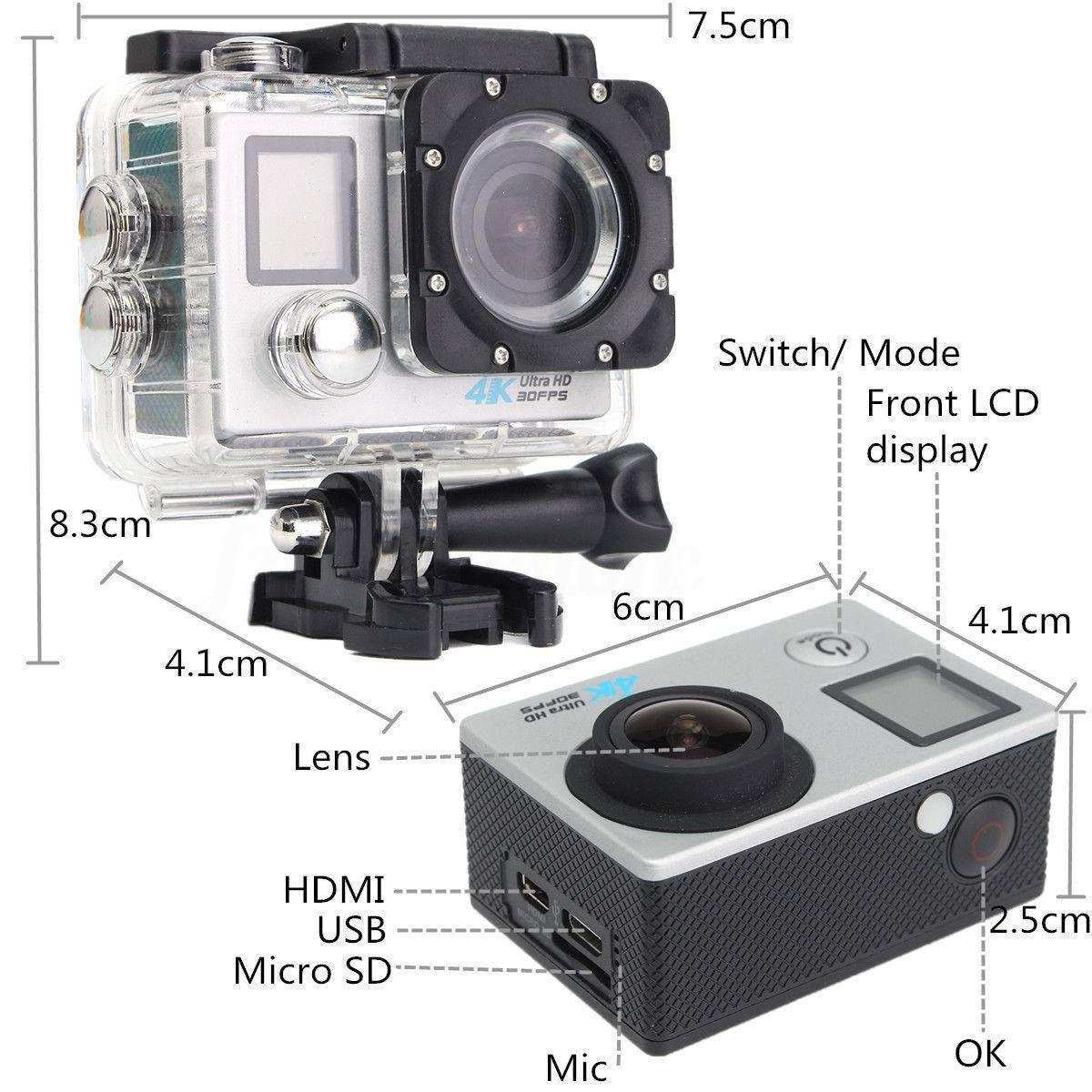 Kingboss 4k Ultra Hd Aksiyon Kamerası