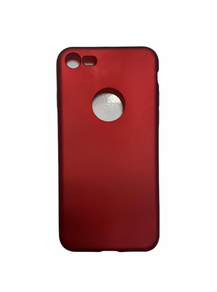 iPhone 7 Kılıf İnce Esnek Silikon Kılıf  - Kırmızı