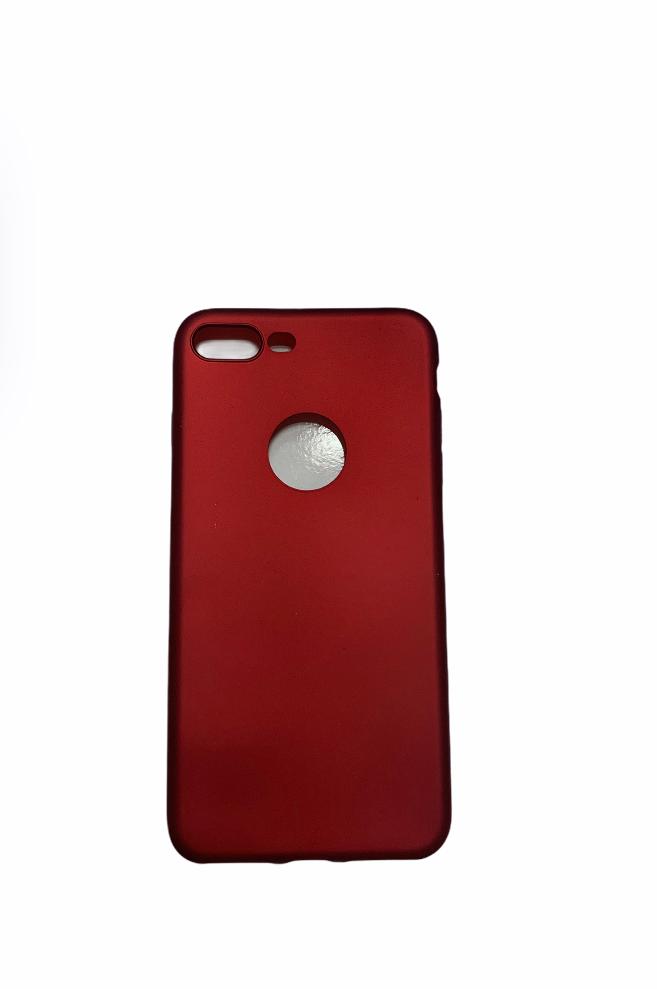 iPhone 7  plus Kılıf İnce Esnek Silikon Kılıf - Kırmızı